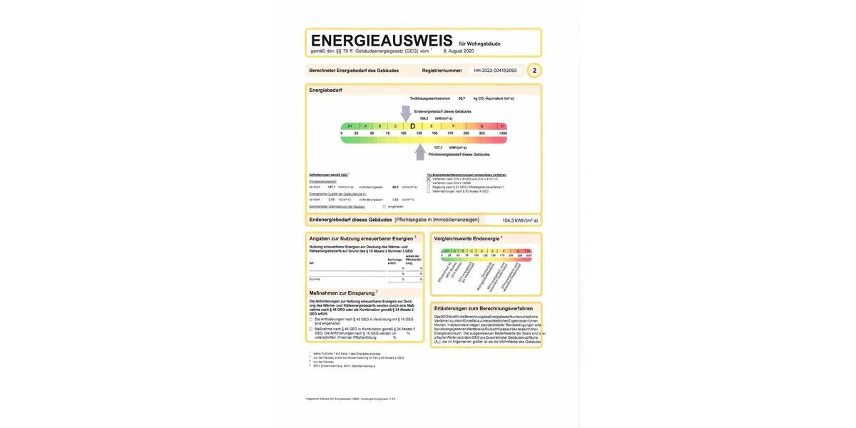 Etagenwohnung Hamburg Stellingen - 1 Zimmer, 39 m&sup2;, 187.000&euro; | Angebot:26106409