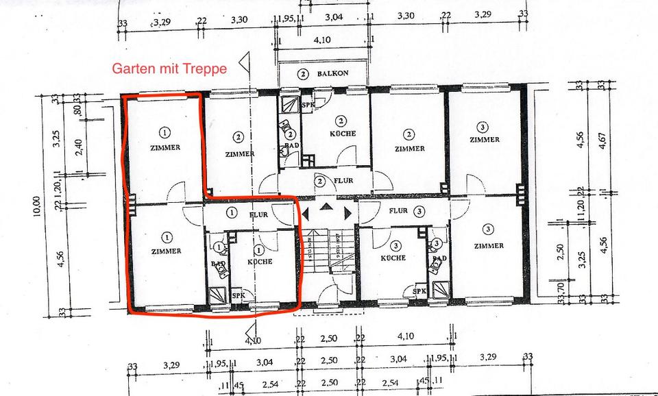 Terrassenwohnung Hamburg Altona-Nord - 2 Zimmer, 49 m&sup2;, 1.400&euro; | Angebot:26379543