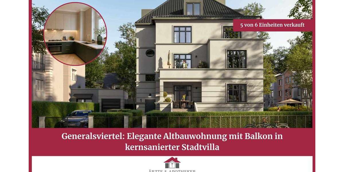 Etagenwohnung Hamburg / Hoheluft-West West - 2 Zimmer, 59 m&sup2;, 729.000&euro; | Angebot:27146618