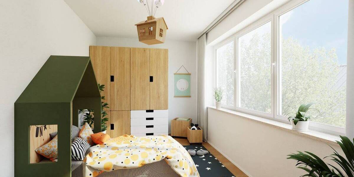 Etagenwohnung Hamburg Barmbek-Nord - 4 Zimmer, 107 m&sup2;, 2.353&euro; | Angebot:25699676