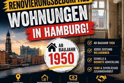 Wohnung Hamburg Wandsbek - 3 Zimmer, 90 m&sup2;, 250.000&euro; | Angebot:26348480