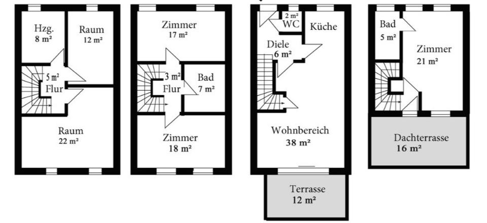Doppelhaushälfte Hamburg Altona - 5 Zimmer, 132 m&sup2;, 1.390.000&euro; | Angebot:26381307