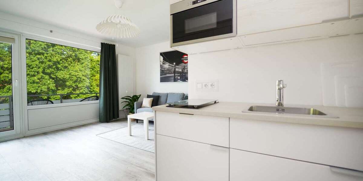 Wohnen auf Zeit in Hamburg 1.090 € 1 zimmer