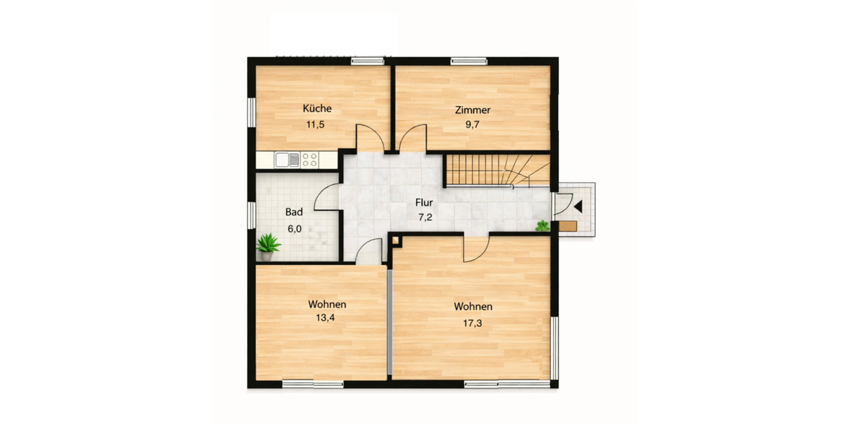 Einfamilienhaus Schenefeld - 5.5 Zimmer, 120 m&sup2;, 595.000&euro; | Angebot:25307319