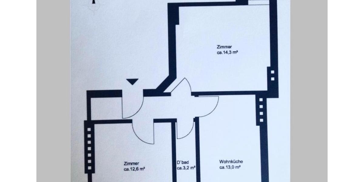 Etagenwohnung Hamburg Eppendorf - 2 Zimmer, 49 m&sup2;, 349.000&euro; | Angebot:26254722