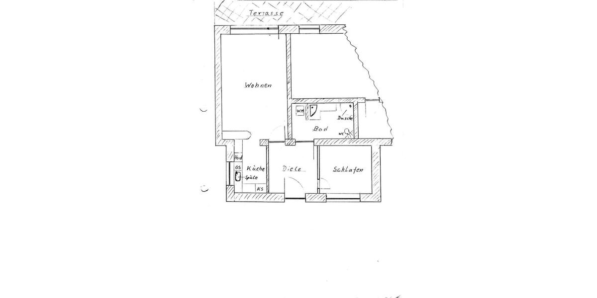 Erdgeschoßwohnung Hamburg Altona - 2 Zimmer, 40 m&sup2;, 750&euro; | Angebot:26216124