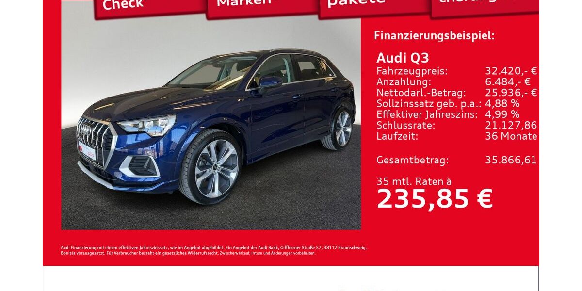 Audi Q3 32.666 km 31.890 &euro; Hamburg 22419