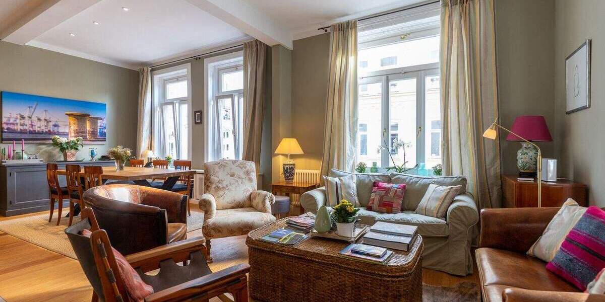 Etagenwohnung Hamburg St. Georg - 5 Zimmer, 151 m&sup2;, 1.498.000&euro; | Angebot:25265577