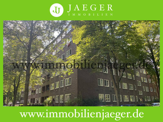 Barmbek - Rotklinkerbau - freie Eigentumswohnung im 2.Obergeschoss - Holzdielen - Innenhof-Garten
