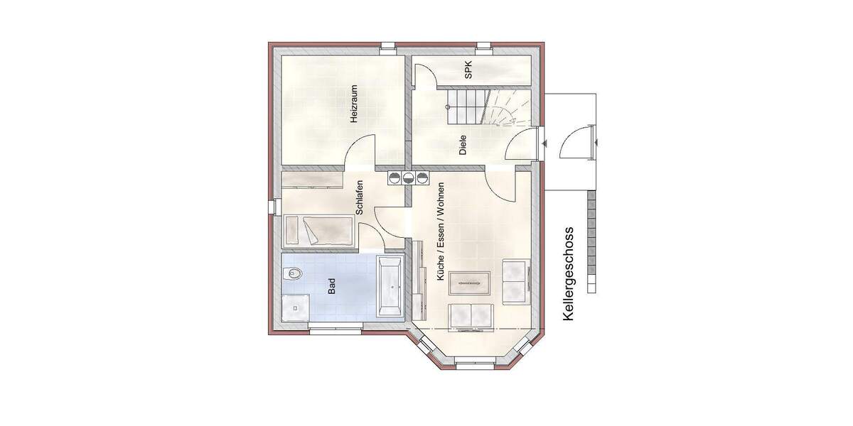 Einfamilienhaus Hamburg Finkenwerder - 5 Zimmer, 134 m&sup2;, 380.000&euro; | Angebot:25679380