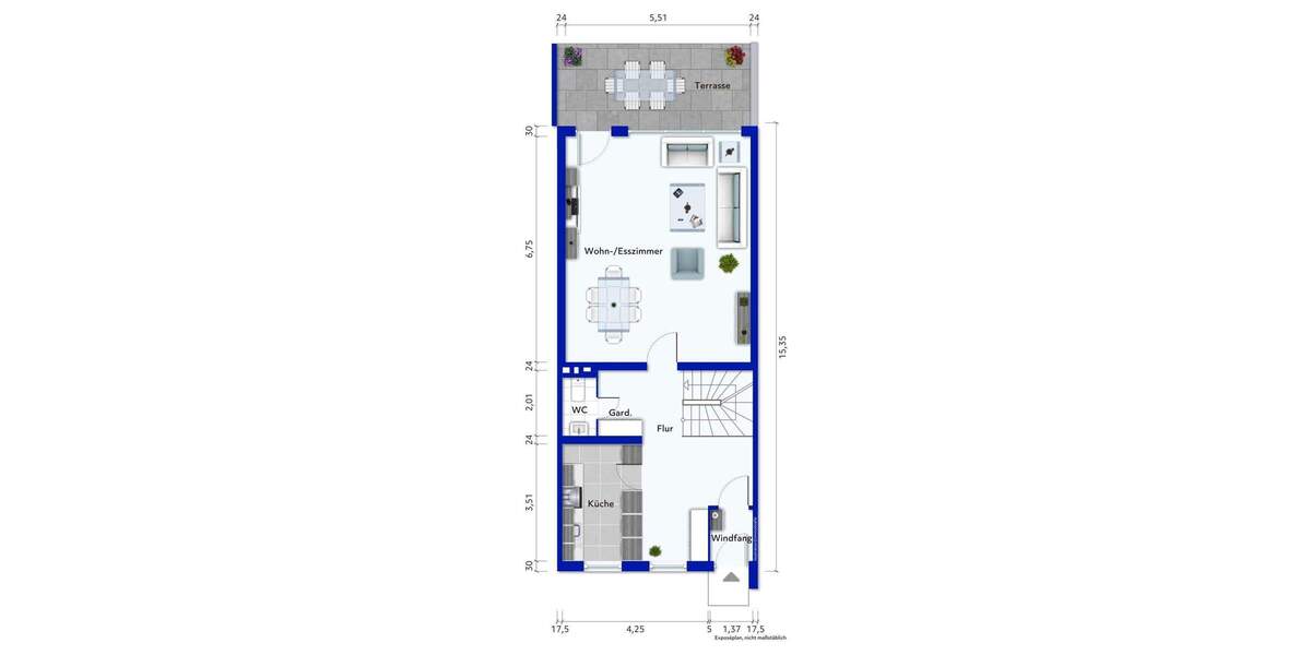 Reihenendhaus Hamburg Rahlstedt - 5 Zimmer, 145 m&sup2;, 549.000&euro; | Angebot:25686356