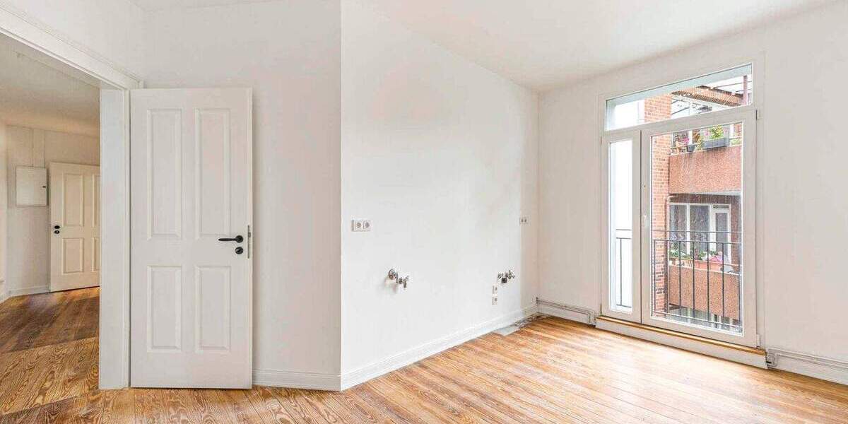 Altbaucharakter trifft Moderne - helle Wohnung mit Aufzug, Balkon und Dielenboden in grüner Lage! 2 zimmer