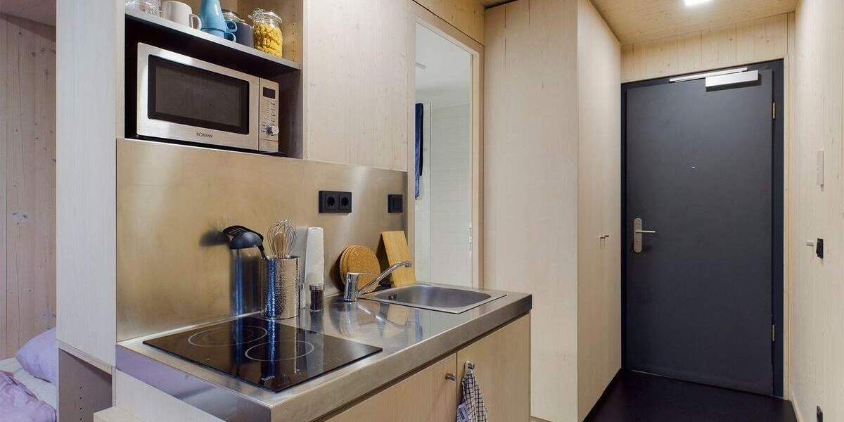 DIE ZIMMEREI | Rabattaktion! Möblierte All-In 1-Zimmer-Wohnung - 3 min zur S-Bahn | Basic Bude 1 zimmer