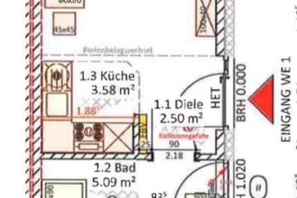 Wohnung Hamburg Wandsbek - 1 Zimmer, 20 m&sup2;, 1.000&euro; | Angebot:26286128