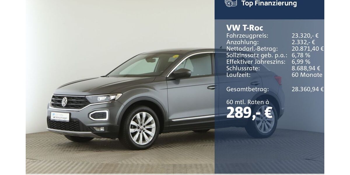 VW T-Roc 49.752 km 23.320 &euro; Jesteburg 21266