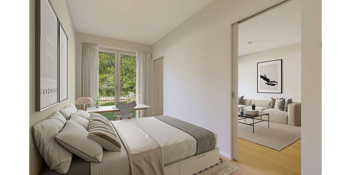 Terrassenwohnung Hamburg Sasel - 2 Zimmer, 51 m&sup2;, 389.000&euro; | Angebot:26541295