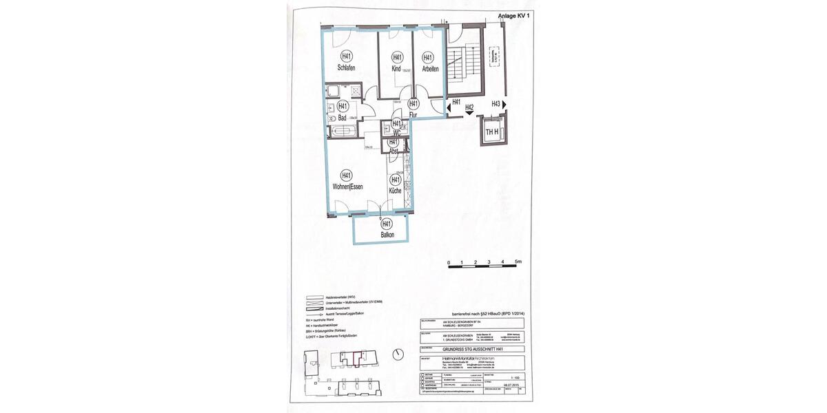 Dachgeschoßwohnung Hamburg Billwerder - 4 Zimmer, 94 m&sup2;, 630.000&euro; | Angebot:26647846