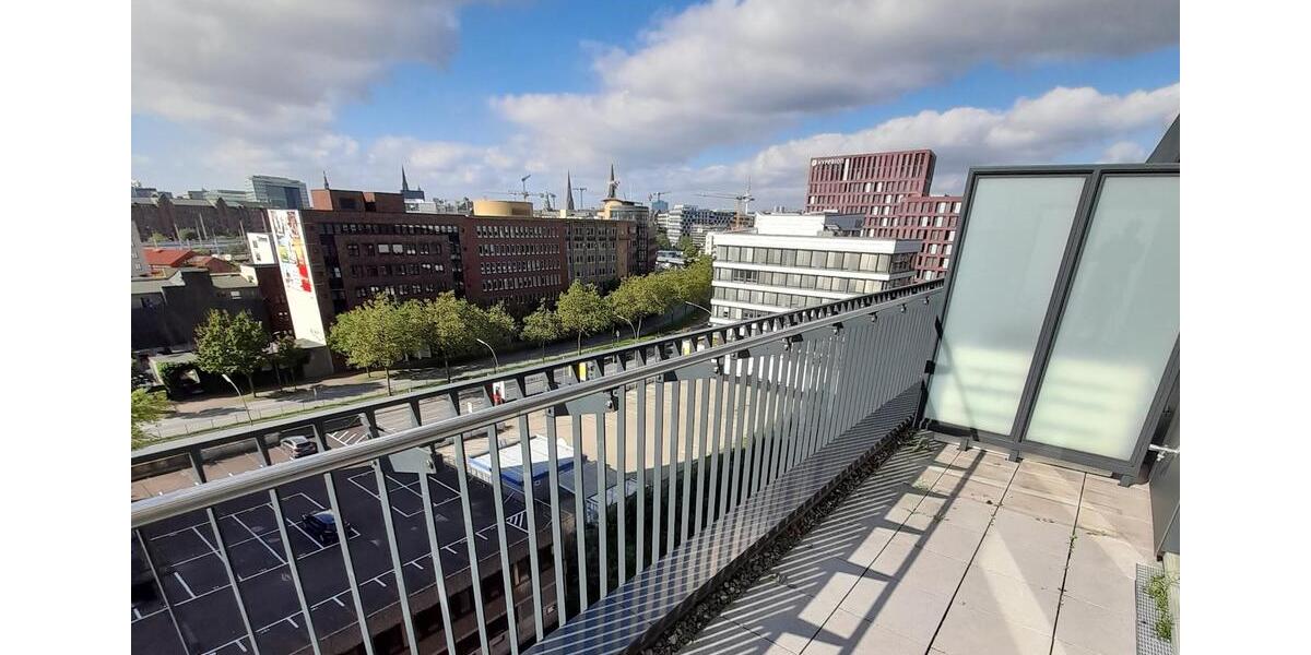 3-Zimmer-Maisonette-Wohnung mit Dachterrasse und Balkon in HH-Hammerbrook 3 zimmer