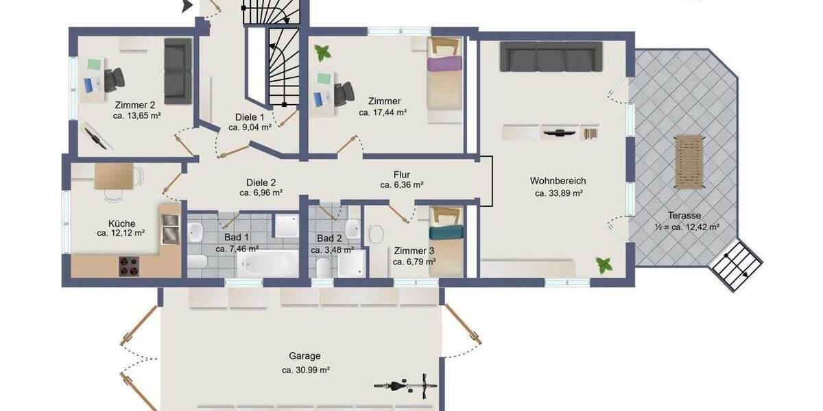 Mehrfamilienhaus, Wohnhaus Hamburg / Rahlstedt Rahlstedt - 8 Zimmer, 292 m&sup2;, 1.098.000&euro; | Angebot:25731148