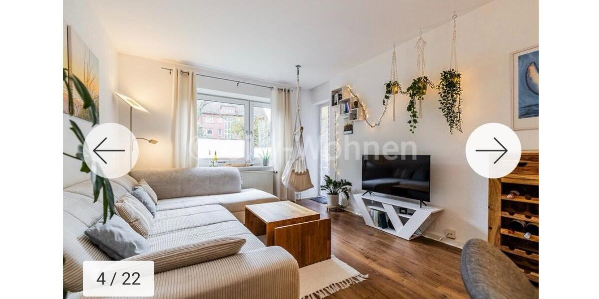 Etagenwohnung Hamburg Borgfelde - 2 Zimmer, 49 m&sup2;, 1.200&euro; | Angebot:26398673