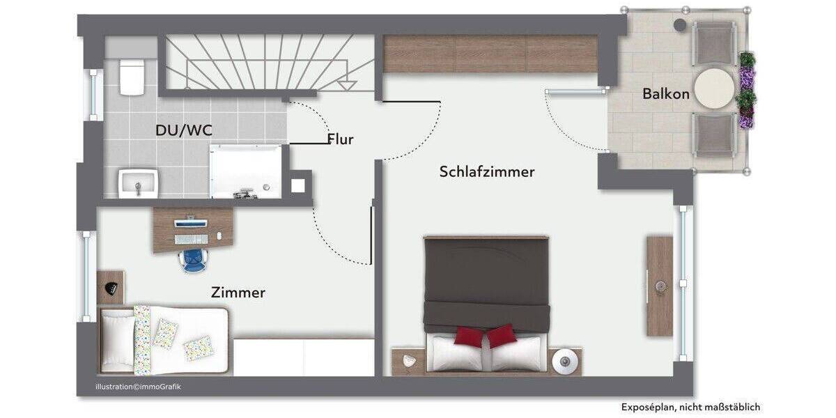 Reihenendhaus Quickborn - 3 Zimmer, 66 m&sup2;, 299.000&euro; | Angebot:26887600