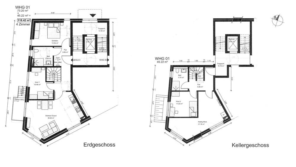 Etagenwohnung Hamburg Marienthal - 5 Zimmer, 118 m&sup2;, 775.000&euro; | Angebot:26082964