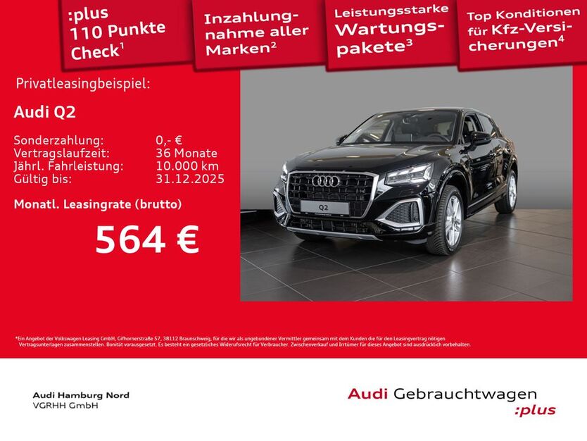 Audi Q2 1.890 km 37.838 € Hamburg 22419