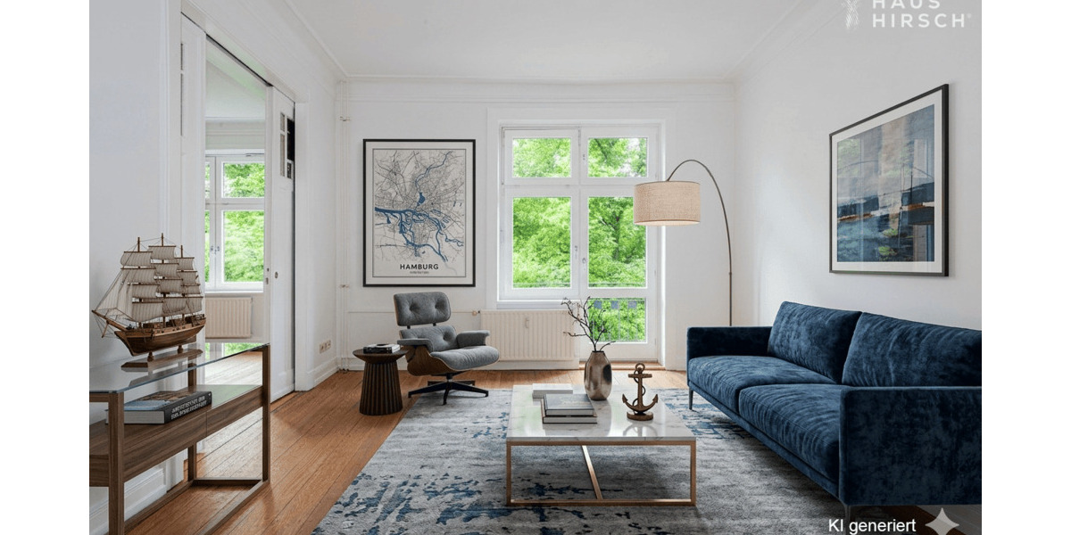 Etagenwohnung Hamburg Hoheluft-Ost - 4 Zimmer, 96 m&sup2;, 980.000&euro; | Angebot:26906446