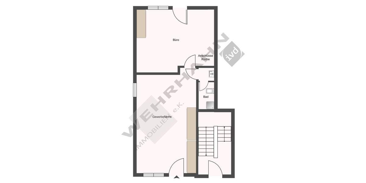 Gewerbeobjekt Bargteheide - 1 Zimmer, 55 m&sup2;, 169.000&euro; | Angebot:25704570