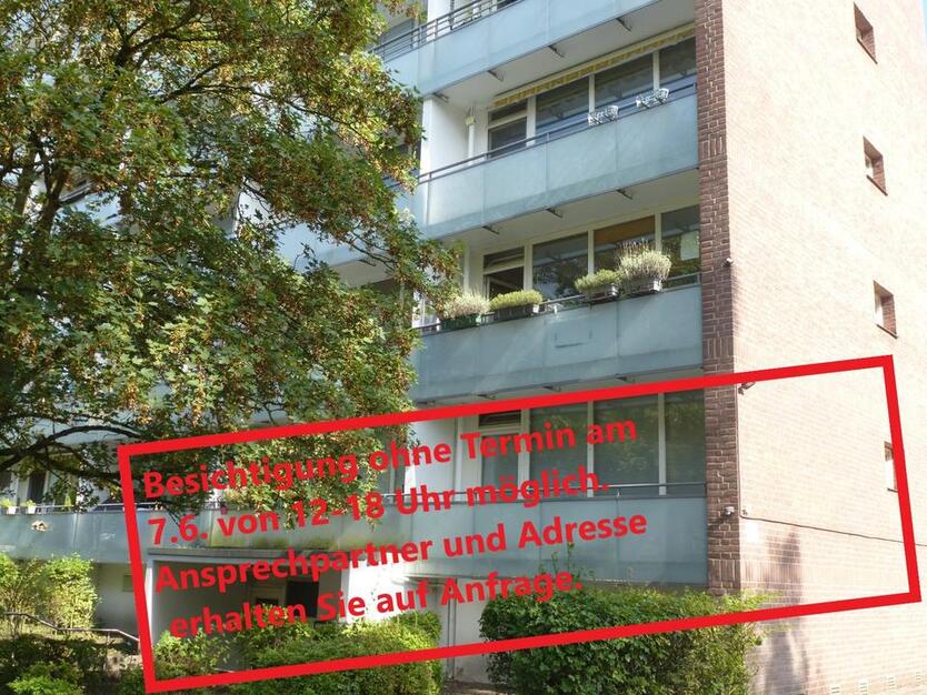 HH-Bramfeld, 2 Zi. ETW (2. OG) + Balkon, ca. 51 qm + PKW Platz