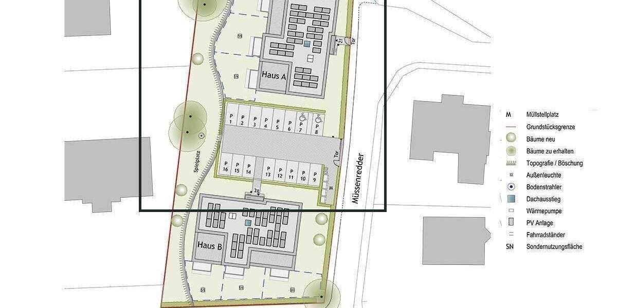 Terrassenwohnung Hamburg Poppenbüttel - 3 Zimmer, 94 m&sup2;, 676.900&euro; | Angebot:26346251