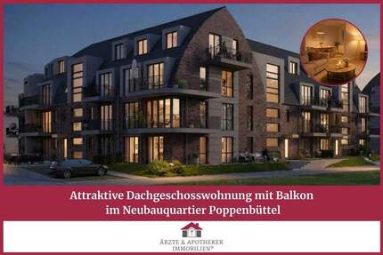 Wohnung Hamburg Poppenbüttel - 2 Zimmer, 55 m&sup2;, 439.000&euro; | Angebot:25864769