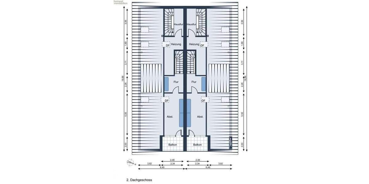 Gewerbeobjekt Hamburg Sasel - 2 Zimmer, 62 m&sup2;, 275.000&euro; | Angebot:24042443