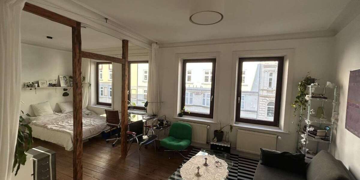 Etagenwohnung Hamburg Sternschanze - 2 Zimmer, 54 m&sup2;, 990&euro; | Angebot:26186112