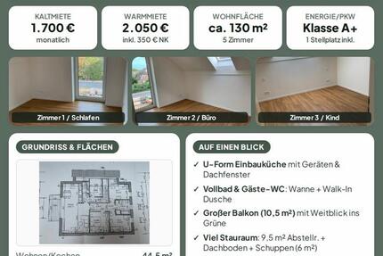 Wohnung Seevetal - 5 Zimmer, 130 m&sup2;, 2.050&euro; | Angebot:27610190