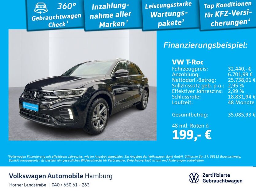 VW T-Roc 21.663 km 32.440 € Hamburg 22111
