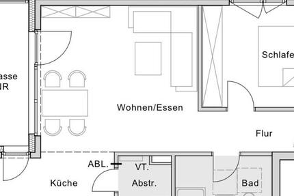 Moderne 2-Zimmer-Wohnung mit Terrasse & Stellplatz 2 zimmer