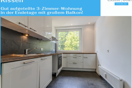 Gut aufgeteilte 3-Zimmer-Wohnung in der Endetage mit großem Balkon! 3 zimmer
