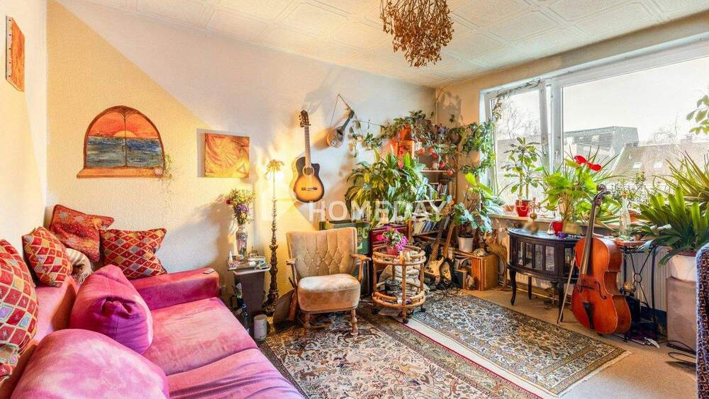 Etagenwohnung Hamburg Horn - 2 Zimmer, 49 m&sup2;, 199.000&euro; | Angebot:24995559