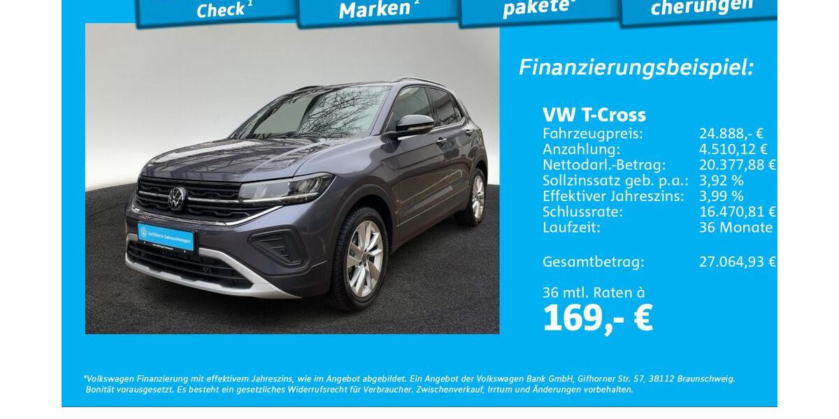 VW T-Cross 9.978 km 24.888 &euro; Hamburg 22761