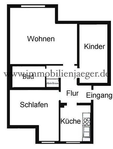Etagenwohnung Hamburg Farmsen-Berne - 2 Zimmer, 55 m&sup2;, 700&euro; | Angebot:26543902