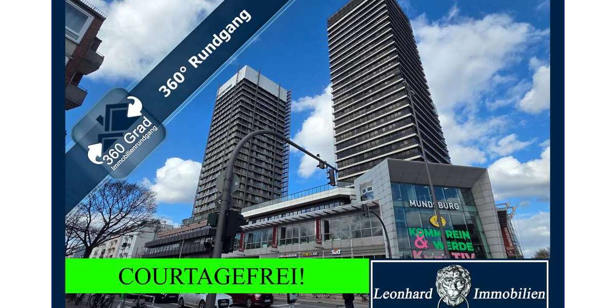 Etagenwohnung Hamburg Barmbek-Süd Süd - 1 Zimmer, 39 m&sup2;, 289.000&euro; | Angebot:26448544