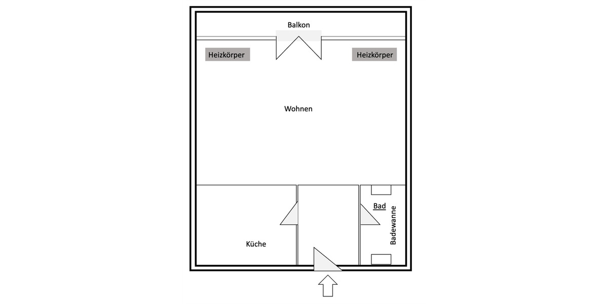 EimsbüttelCity Appartement im 7. Stock - Erstbezug nach Modernisierung 1 zimmer
