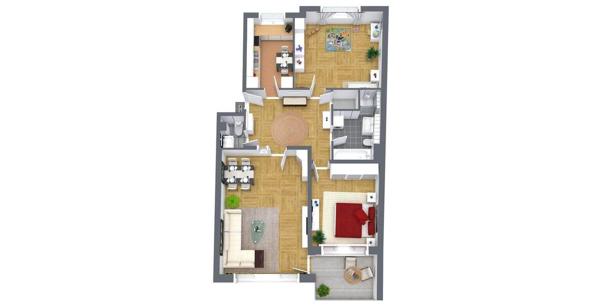 Etagenwohnung Hamburg Wandsbek - 3 Zimmer, 91 m&sup2;, 425.000&euro; | Angebot:25878868