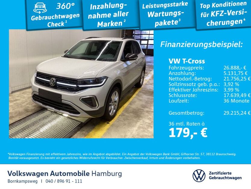 VW T-Cross 10.537 km 26.888 € Hamburg 22761