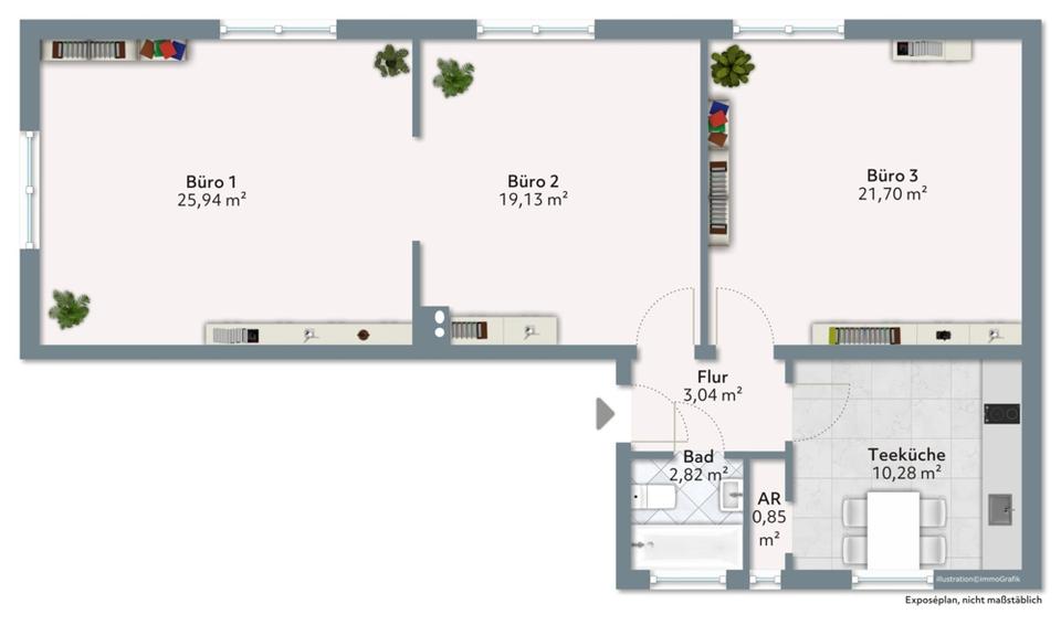 Gewerbeobjekt Buchholz in der Nordheide - 675&euro; | Angebot:22893864