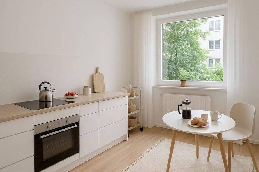 Erstbezug nach Sanierung, hochwertige 2-Zimmer-Wohnung am Kanal, provisionsfrei