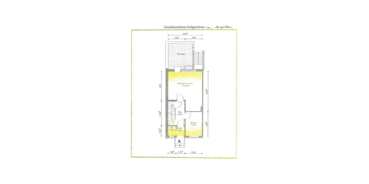 Reihenmittelhaus Winsen (Luhe) Winsen - 4 Zimmer, 105 m&sup2;, 189.000&euro; | Angebot:26642640