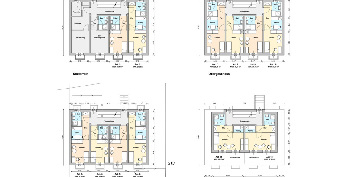 Errichtung einer Beherbergungsstätte (12 Zimmer ) auf dem hinteren Grundstücksteil zimmer