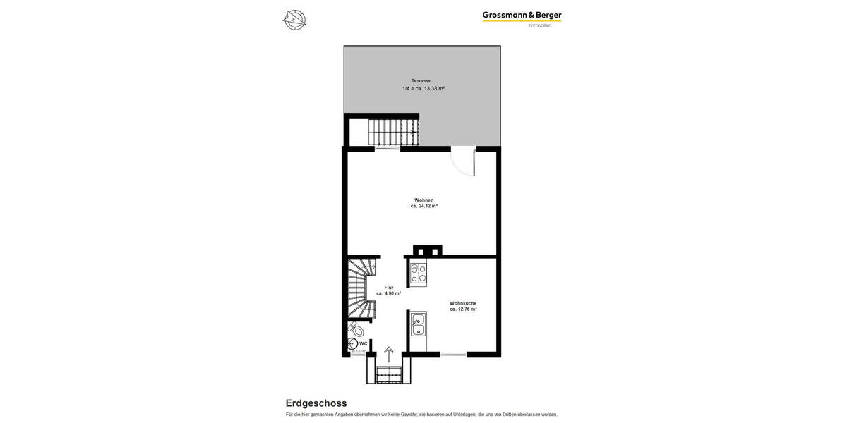 Reihenmittelhaus Buxtehude - 3 Zimmer, 92 m&sup2;, 249.000&euro; | Angebot:26305884